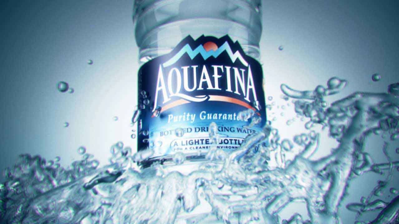 Aquafina 3D animation