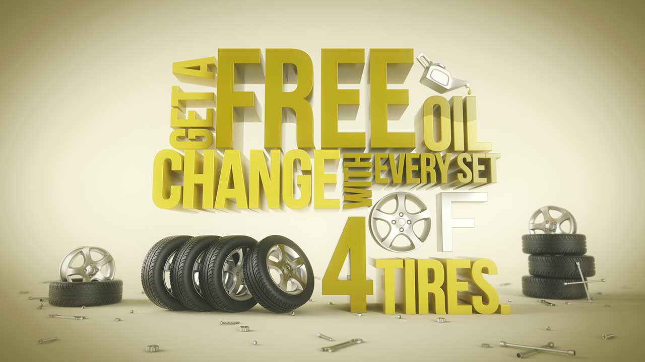 Free oil change campaign