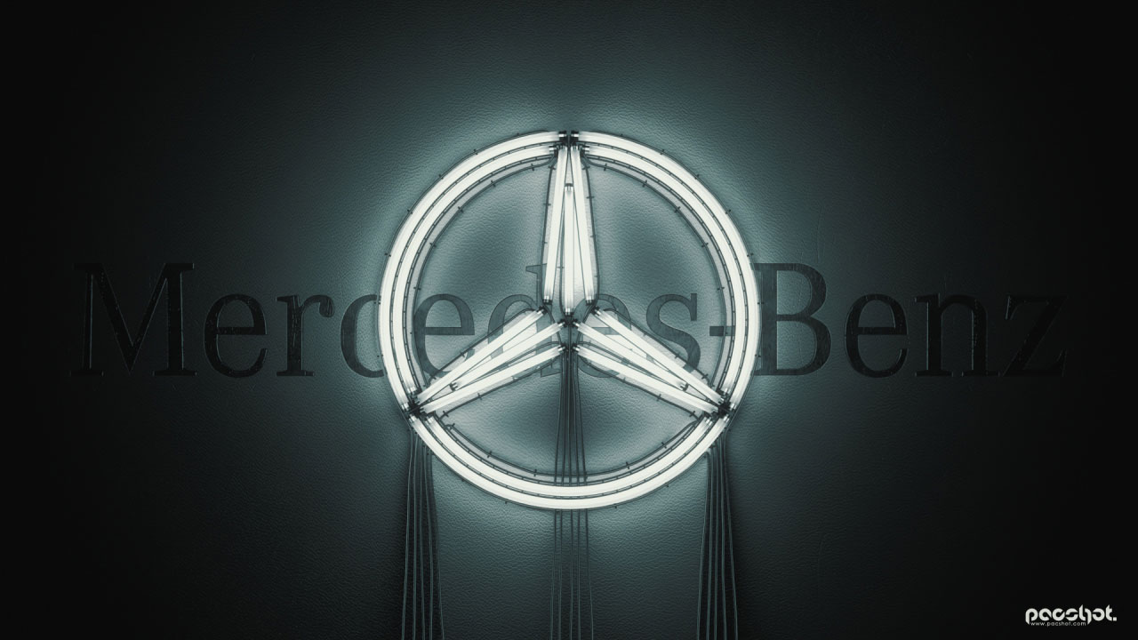 Mercedes-Benz 3D Neon